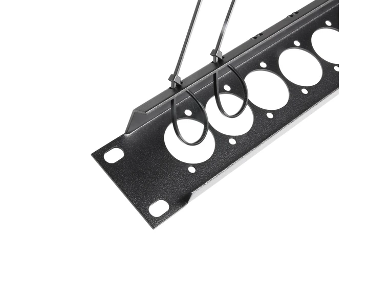 Adam Hall 19" U-shaped Rack Panel 872225 1 U for 16 XLR Sockets 
